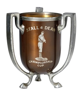 Circa 1914 Ty Cobb Stall & Dean Trophy Cup